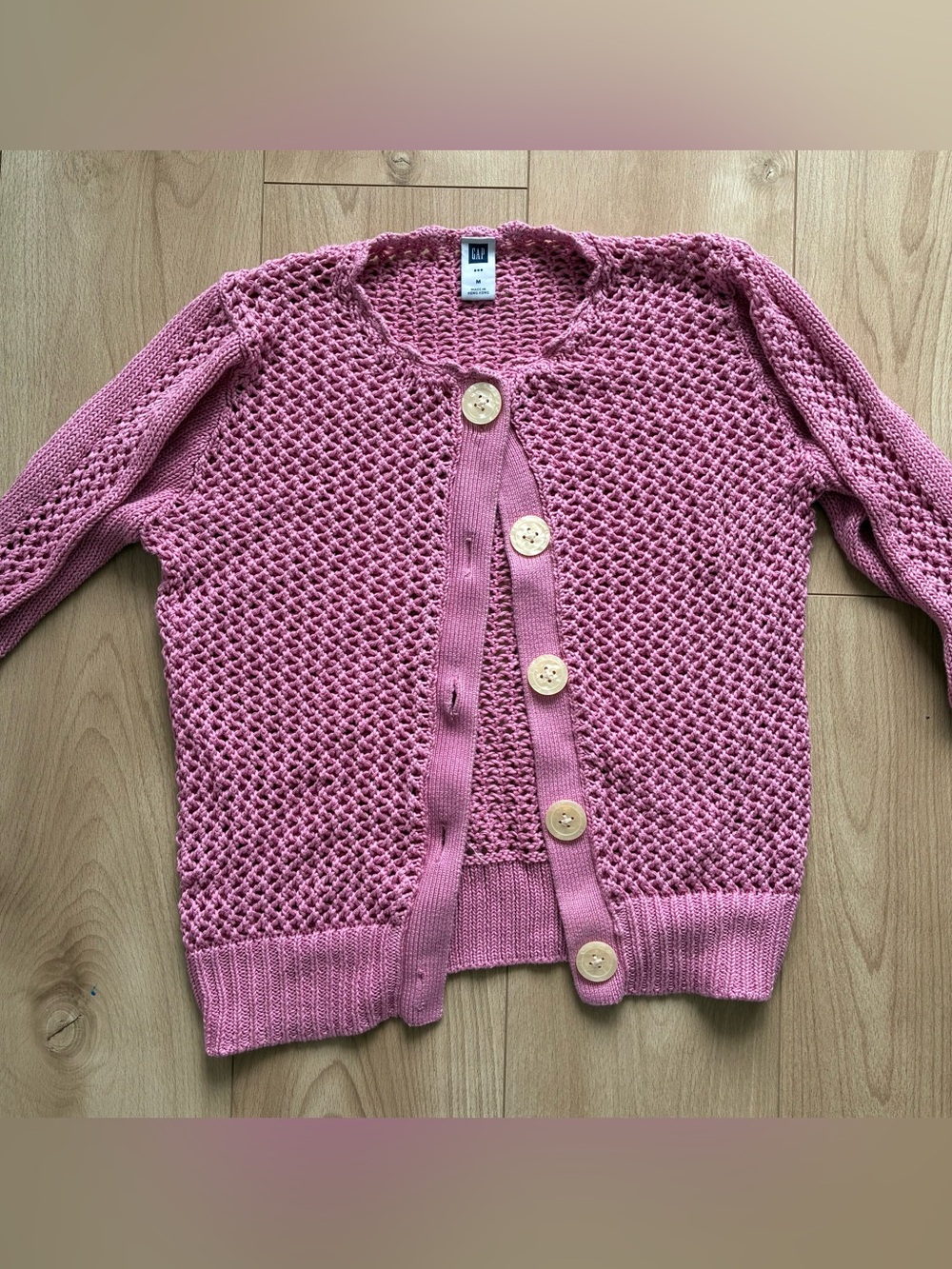 Gap crochet cardigan